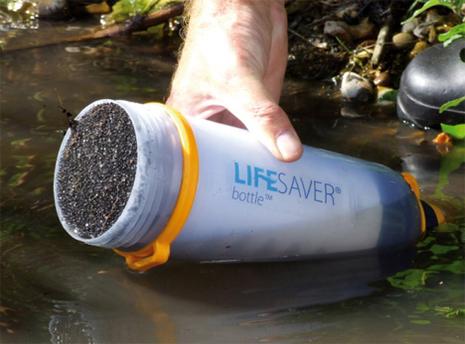 Lifesaver Bottle, la bouteille filtrante.