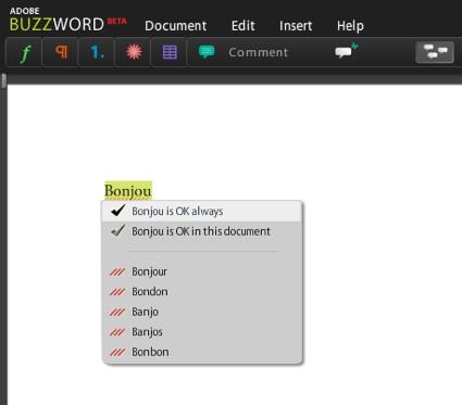 buzzword Adobe intègre plusieurs services Web sous l’appellation Acrobat.com