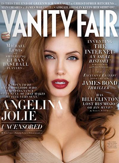 Angelina Jolie non censurée sur Vanity Fair