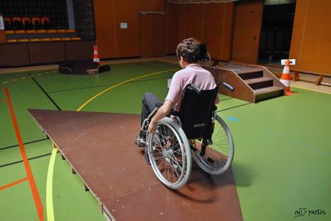 Parcours sensoriel de sensibilisation aux handicap