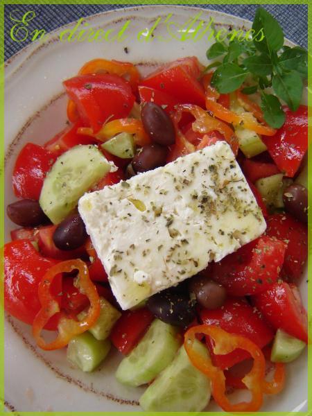 SALADE : la salade grecque