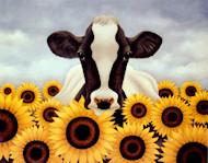 Environnés par les fleurs d'été, par Lowell Herrero