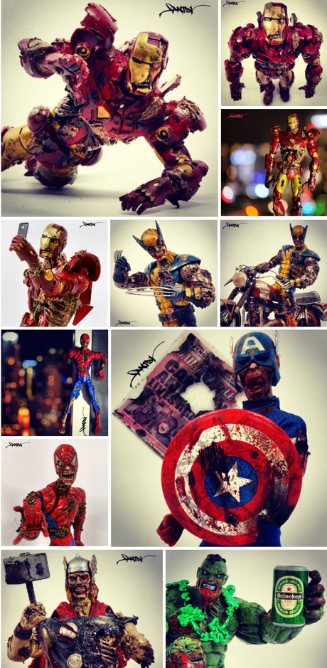 Les super-heros Marvel sont de retour, mais en zombies !