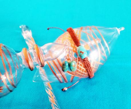 Bracelet et boucles d'oreilles