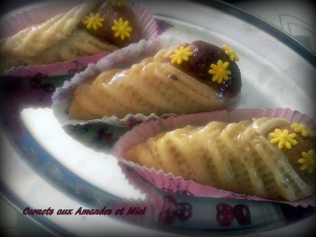 Les cornets aux amandes et Miel