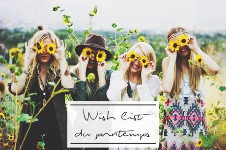 wish list du printemps