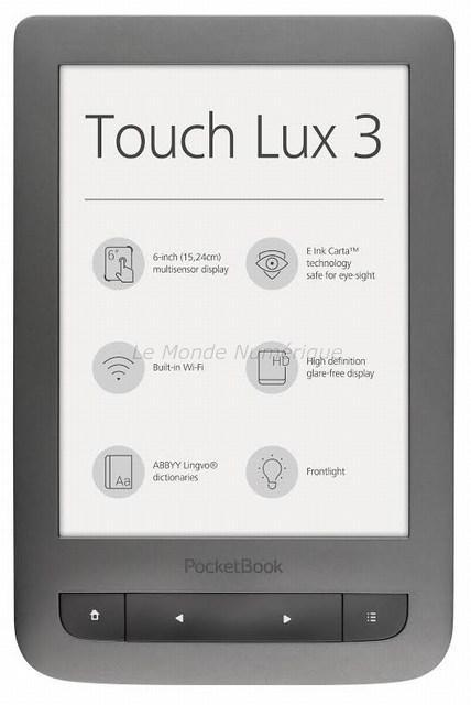 La lecture numérique partagée avec la nouvelle liseuse PocketBook Touch Lux 3