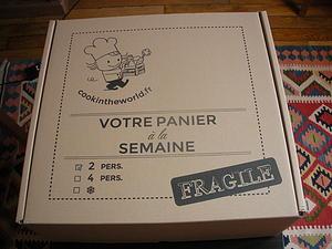 Les paniers à la semaine Cookin'theworld !