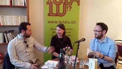 Francine Clavien et Laurent Cennamo invités de Tulalu!? au Café Littéraire