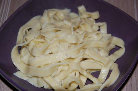 Tagliatelles cuites