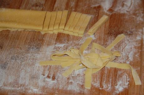 Tagliatelles maison (sans machine à pâte)