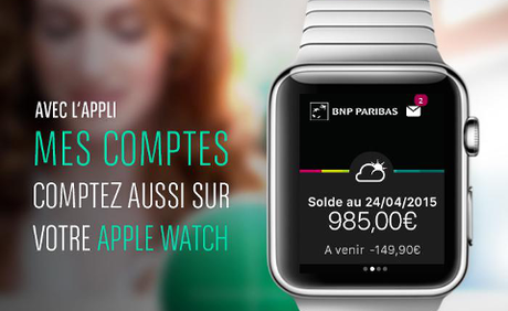 BNP Paribas sur Apple Watch