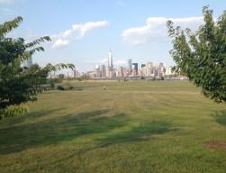 Manhattan financial district liberty state park