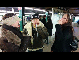 retour dans le metro