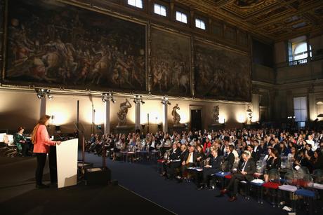 FLORENCE, ITALY - APRIL 23:  Laudomia Pucci, Chief Executive Officer of Emilio Pucci attends the Conde' Nast International Luxury Conference at Palazzo Vecchio on April 23, 2015 in Florence, Italy.  (Photo by Andreas Rentz/Getty Images for Conde' Nast International Luxury Conference) *** Local Caption *** Laudomia Pucci
