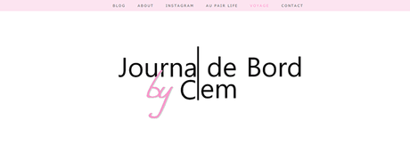 Design : Journal de bord by Clem - Modification Blogger