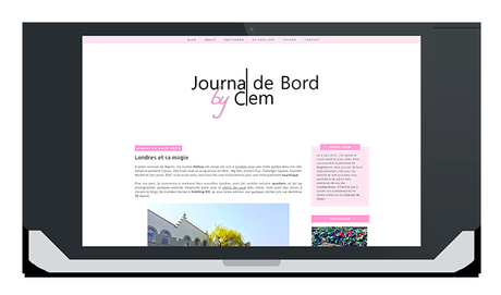 Design : Journal de bord by Clem - Modification Blogger
