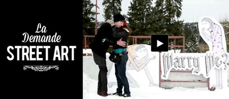 Un million de Post-it pour une proposition de mariage gigantesque