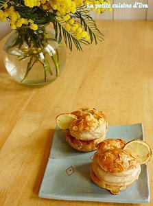 Choux praliné, surprise citronnée