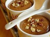 Mousses chocolat-praliné marrons