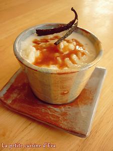 Riz au lait à la vanille