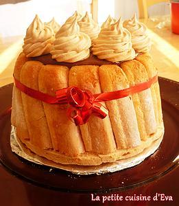 Charlotte aux marrons, au chocolat et au whisky