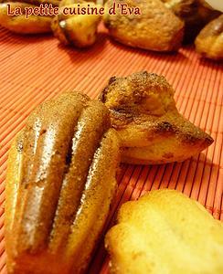 Madeleines marbrées vanille & chocolat