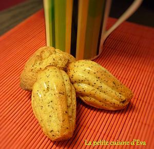 Madeleines à la farine de petit-épeautre et graines de pavot