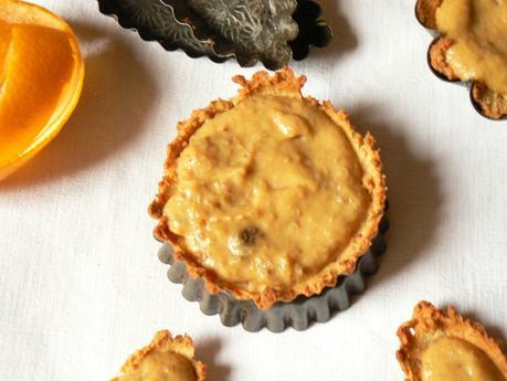 Tartelette sans sucre sans gluten à l'orange Tartelette ss sucre orange curd1
