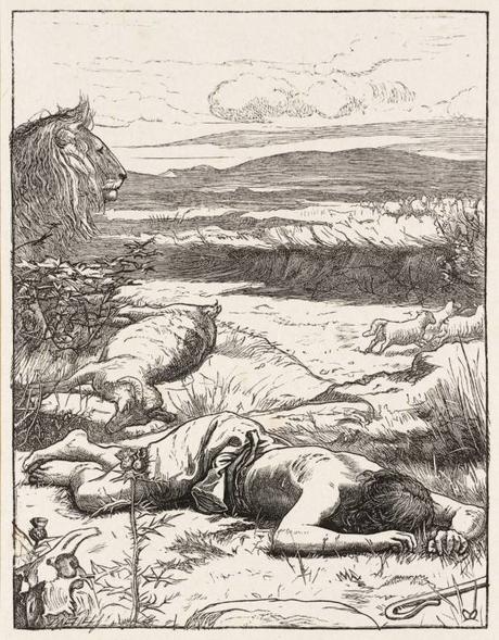 The Good Shepherd published 1864 by Sir John Everett Millais, Bt 1829-1896