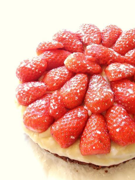 Tarte aux fraises sans cuisson au basilic tarte aux fraises facile2