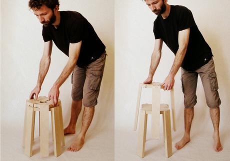 Un petit tabouret par Boris Beaulant