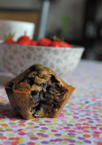{Recette} Muffins épeautre, amandes, avoine et myrtilles DSC_0115