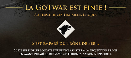GoTWar game of thrones guerre twitter