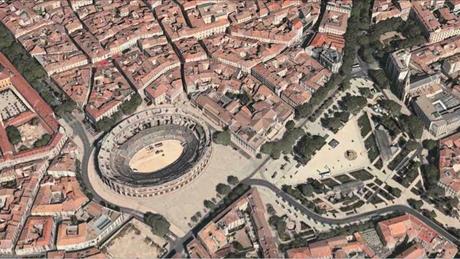 Nîmes et Chateauneuf du Pape en 3D sur l'iPhone