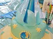 Gâteau pièce montée "Elsa dessin animé.. Reine Neige" pâte d'amandes
