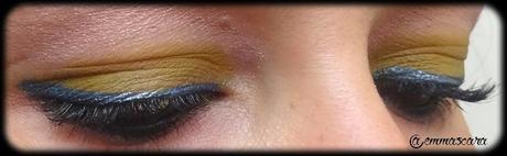MMUF#1: J'ai osé l'eyeliner bleu sur fond jaune...