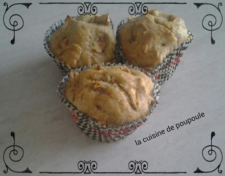 Muffins pommes-amande au thermomix ou kitchenaid