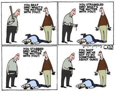 Ouf, en France, le port d’arme est interdit ! gun control