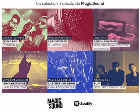 Magic Sound, la plateforme musicale du Paris Saint Germain avec Spotify