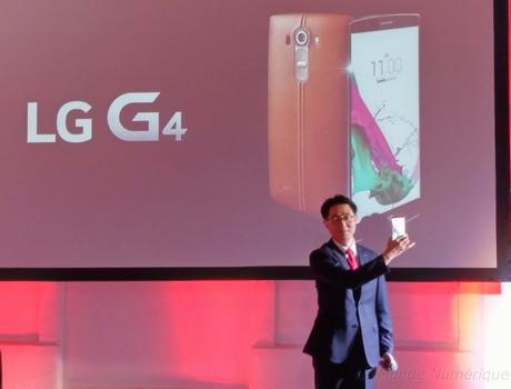 LG G4 lancement officiel du nouveau smartphone haut de gamme avec du cuir