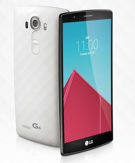 LG G4 lancement officiel du nouveau smartphone haut de gamme avec du cuir