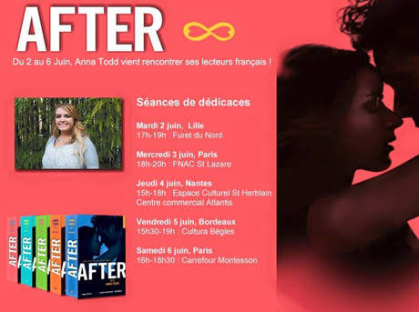 A vos agendas fans  d Anna Todd et de la saga After