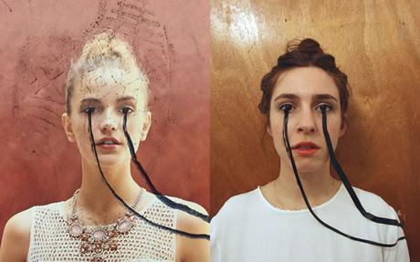 Une artiste se maquille comme les graffitis du métro lydiacambron1