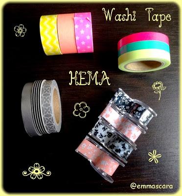 Quand mon dernier Haul chez HEMA me fait craquer sur du washi et de l'agenda!