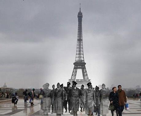 Superbes clichés des photos avant/après la Seconde Guerre Mondiale