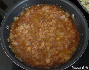 Lasagnes de blettes au curry de thon