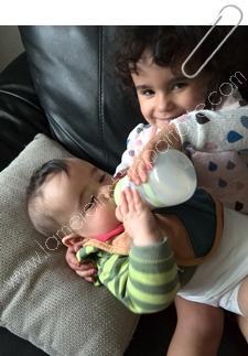 Le passage au biberon … c’était pas gagné d’avance… { Reprise }