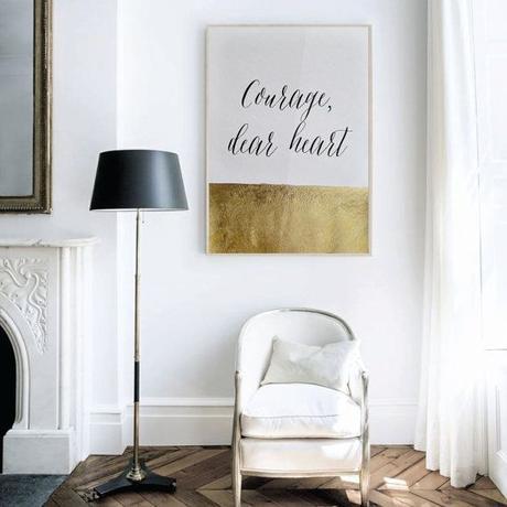 De jolis mots Dorés, déco au top assurée !