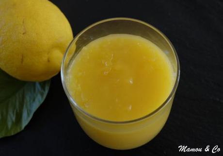 Lemon curd sans beurre